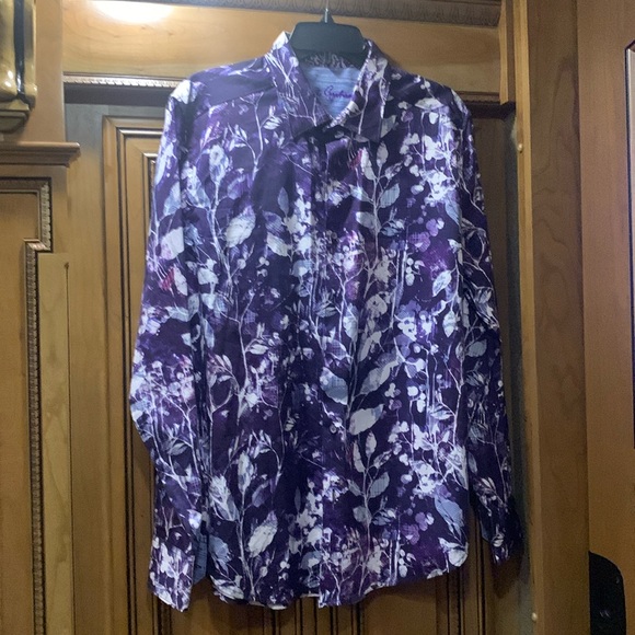 NWOT Robert Graham Sorrell Print Button Down Shirt Size Large - Picture 5 of 11